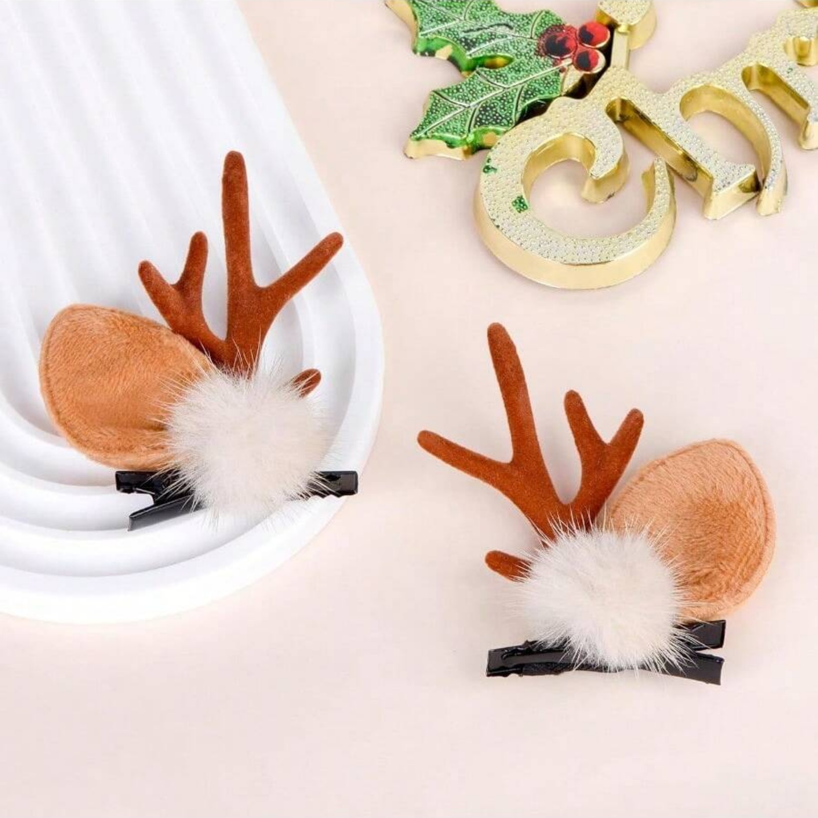 2 uds. Pinzas para el cabello  - Reindeer Antlers Headband reseña y precio