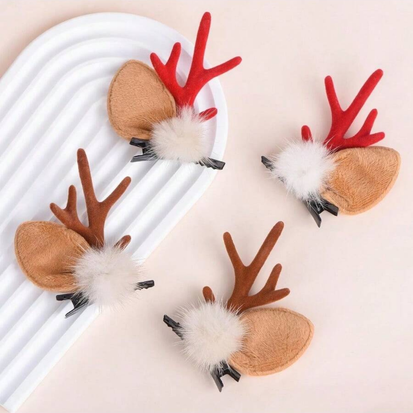 2 uds. Pinzas para el cabello  - Reindeer Antlers Headband reseña y precio