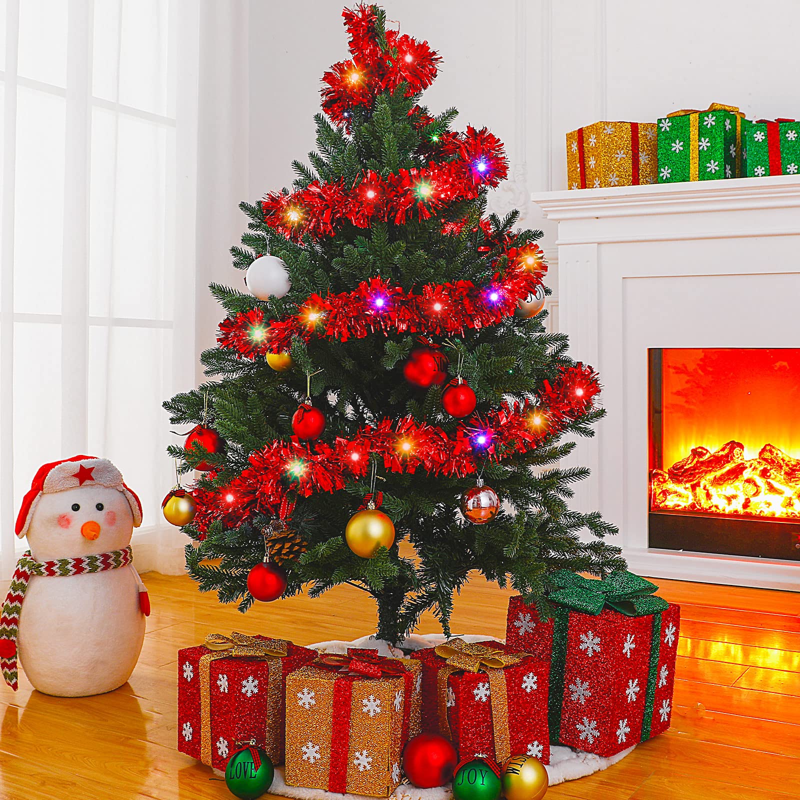 1/3 Uds. Guirnalda de oropel n - Tinsel Garland Decoration reseña y precio