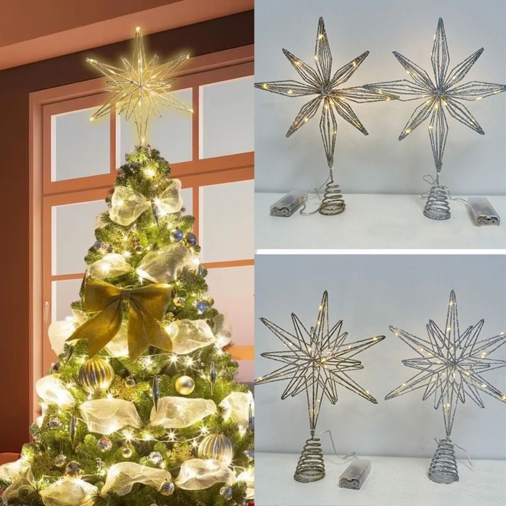Adorno para árbol de Navidad c - Star Tree Topper reseña y precio