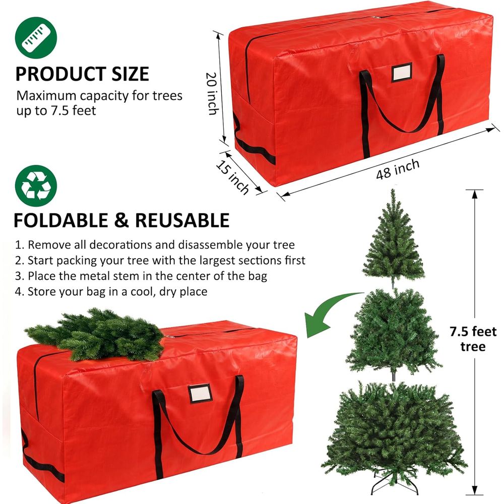 Bolsa de Almacenamiento para Á - Christmas Tree Artificial reseña y precio