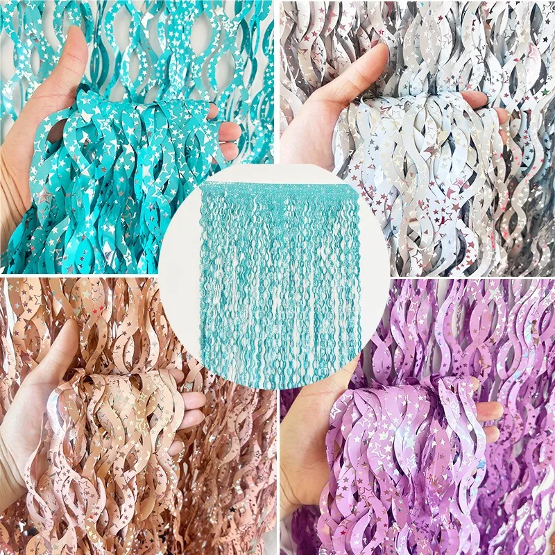 Cortina de oropel de lluvia co - Tinsel Garland Decoration reseña y precio