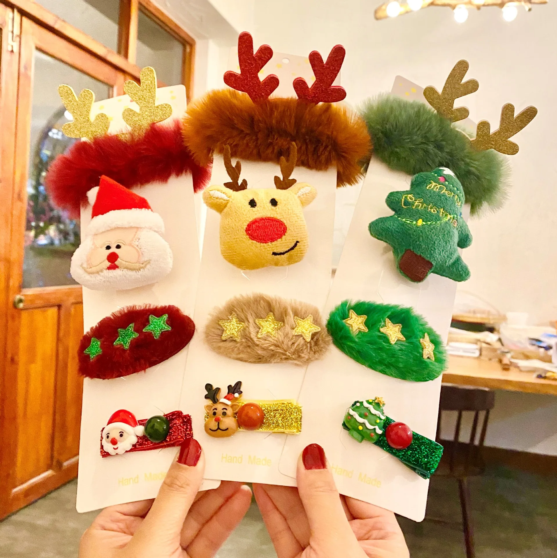 Diadema navideña con astas de  - Reindeer Antlers Headband reseña y precio