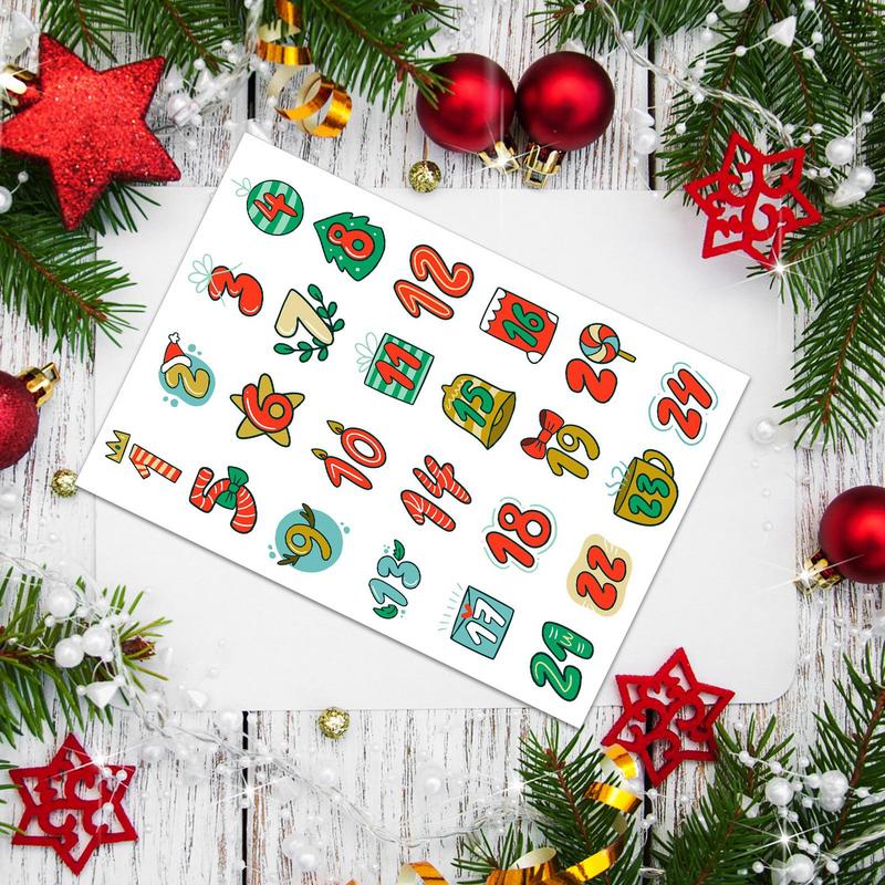 Pegatinas de Feliz Navidad, ca - Advent Calendar Gift reseña y precio