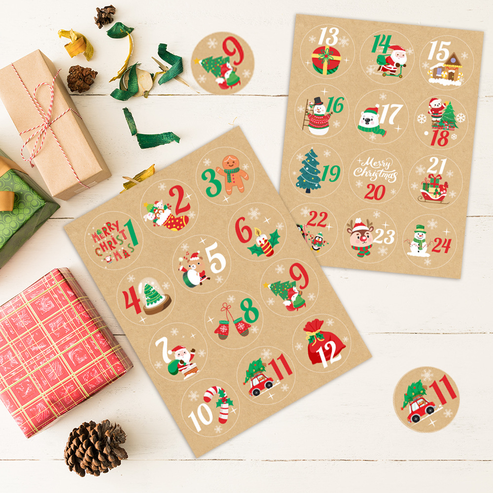 24 Uds decoración navideña cal - Advent Calendar Gift reseña y precio