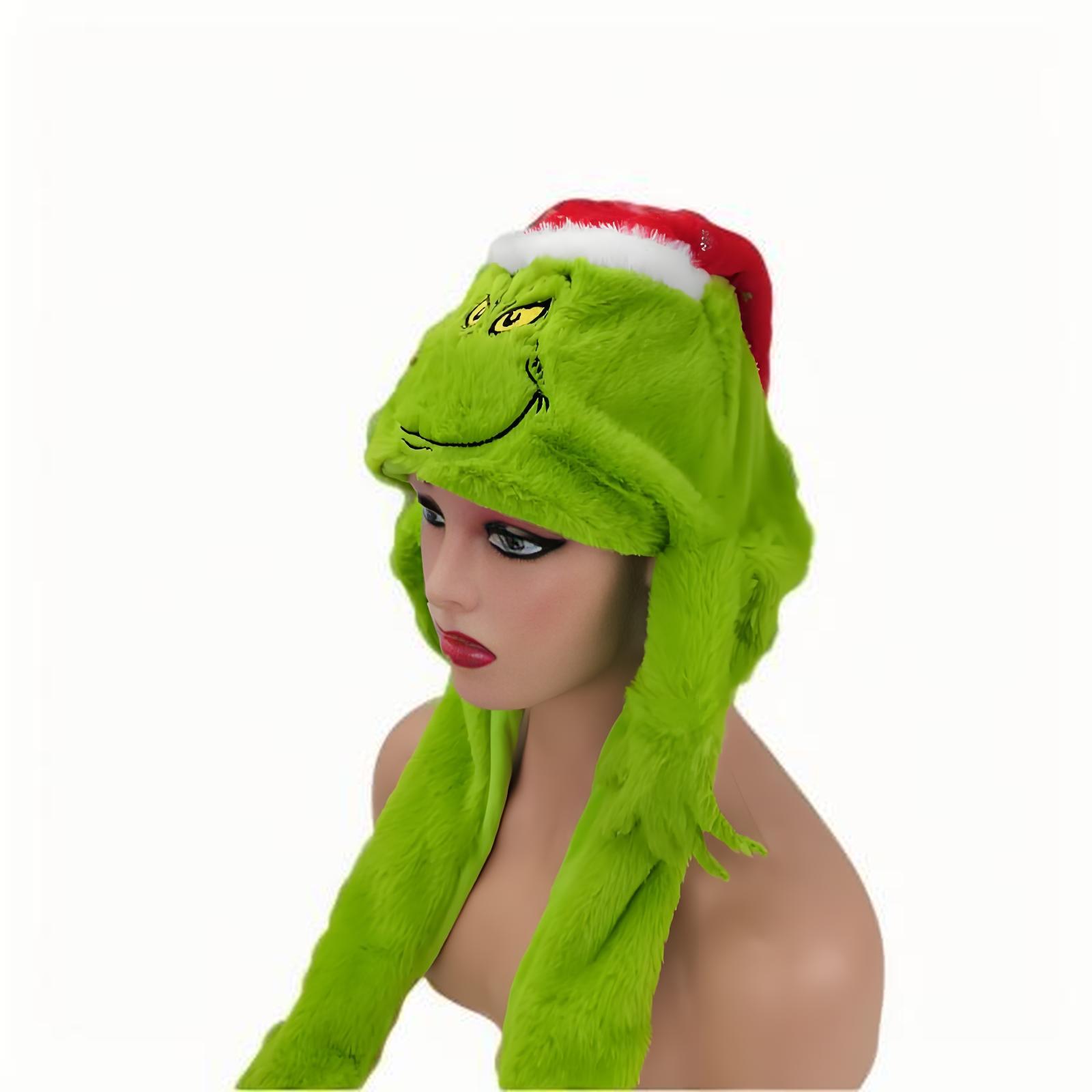 Gorro Grincese de felpa, bufan - Santa Hat Plush reseña y precio