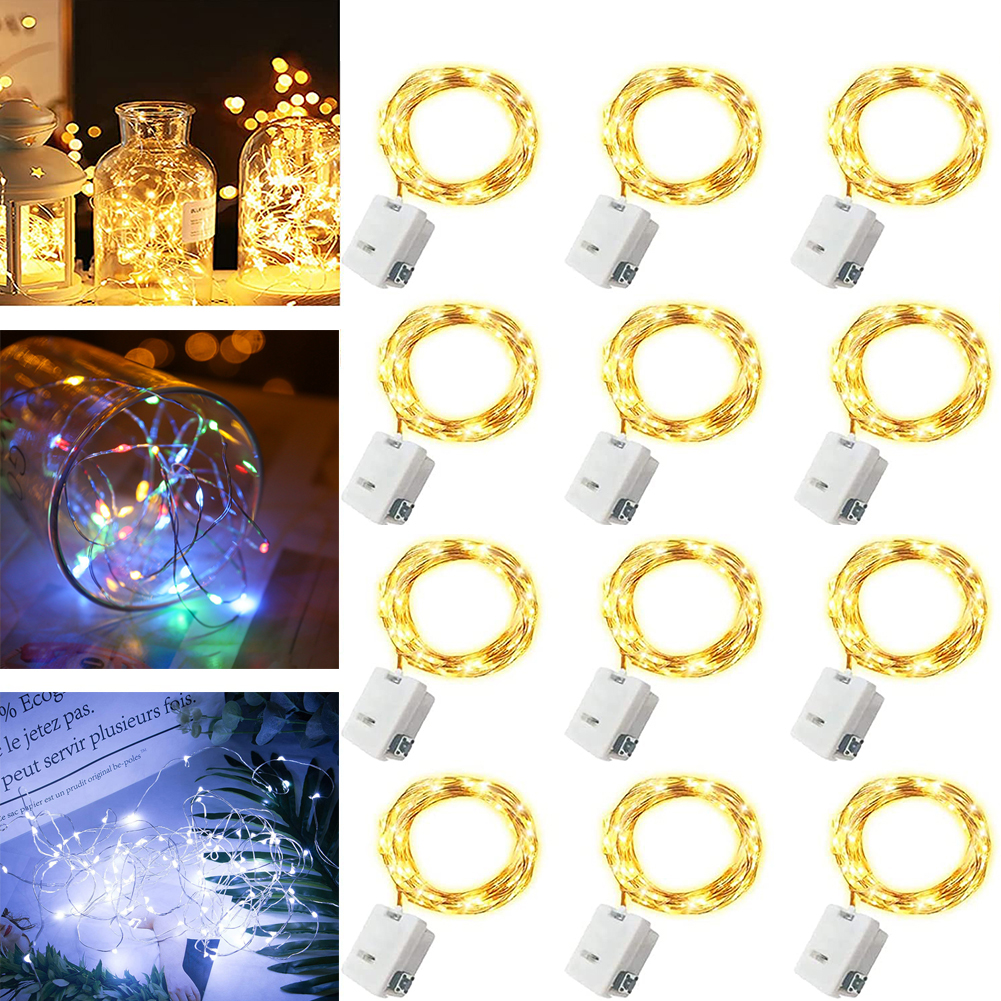 12 luces LED de cadena con 3 m - Led Fairy String Lights reseña y precio