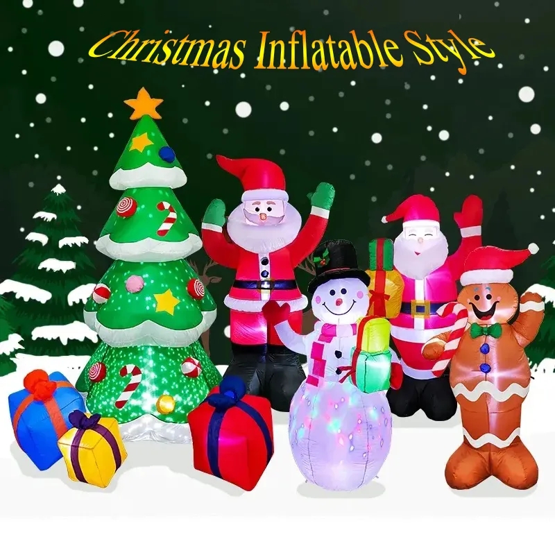 Decoración inflable navideña,  - Christmas Lights Outdoor reseña y precio