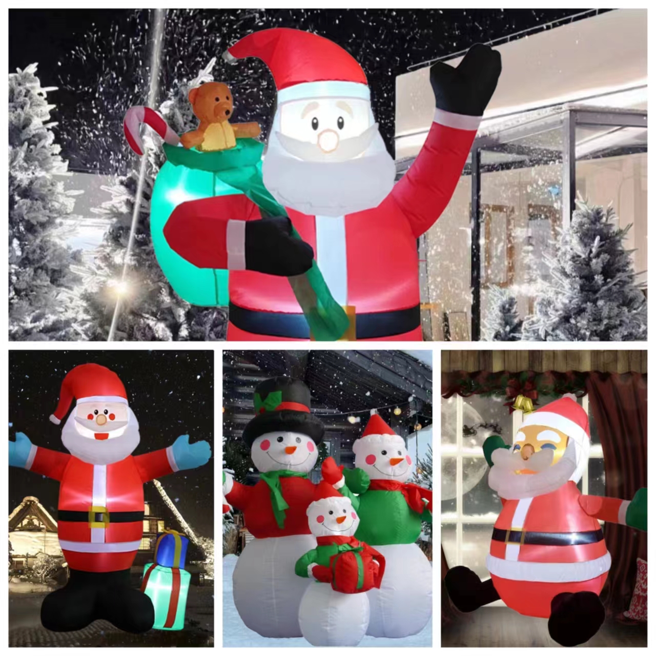 Decoración inflable navideña,  - Christmas Lights Outdoor reseña y precio