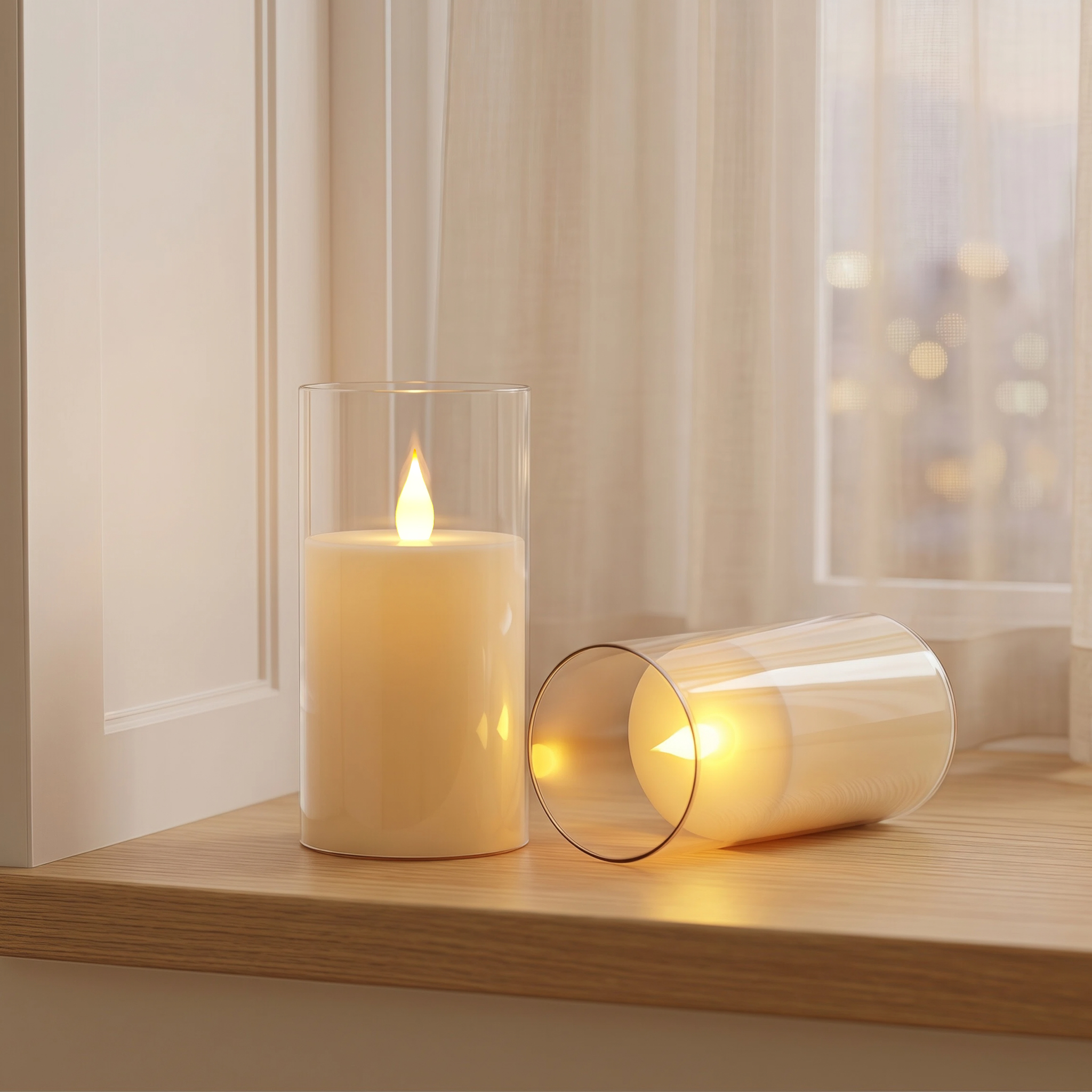 Juego de 3 Velas LED sin Llama - Holiday Candle Set reseña y precio