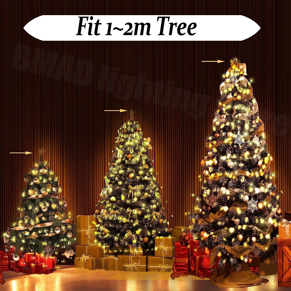 Luces de cascada para árbol de - Led Fairy String Lights reseña y precio