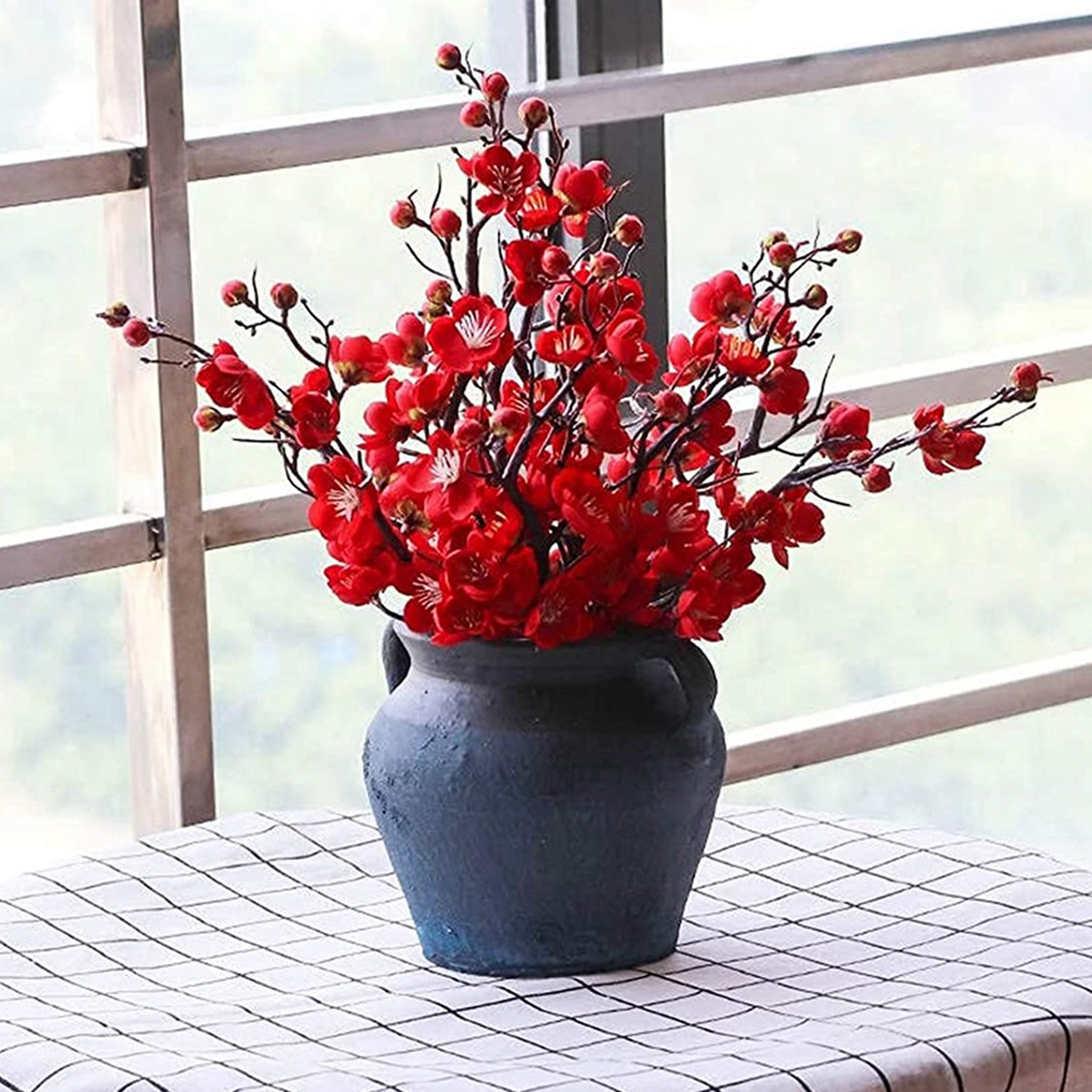 Flores Artificiales de Flor de - Christmas Wreath Fake reseña y precio