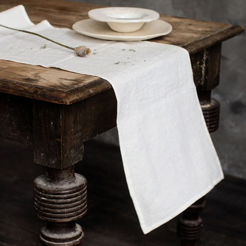 Camino de Mesa 100% Lino Lavad - Christmas Table Runner reseña y precio
