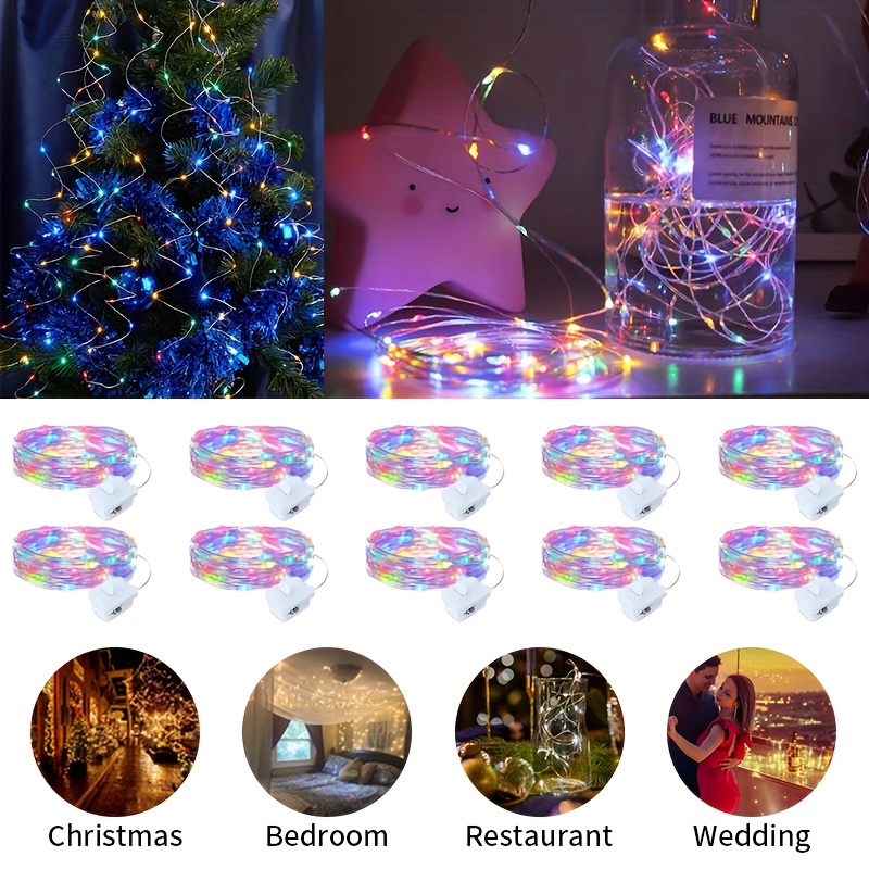10 luces LED de hadas, 3 modos - Led Fairy String Lights reseña y precio