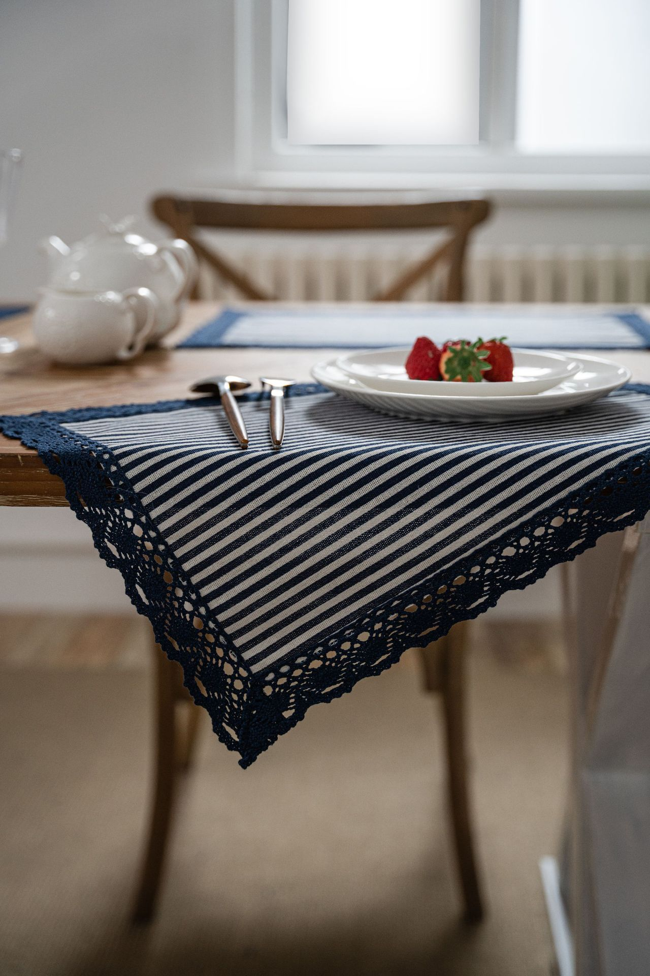 1/2/6 Camino de mesa a rayas r - Christmas Table Runner reseña y precio