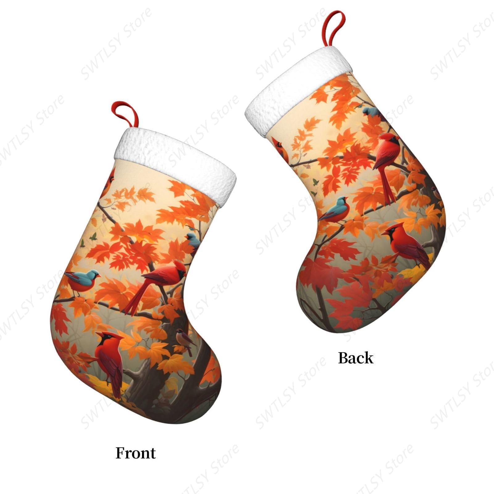 Medias navideñas grandes con d - Christmas Stocking Hanging reseña y precio