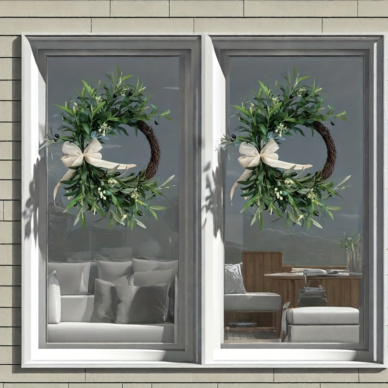 2025 Corona de olivo artificia - Christmas Wreath Fake reseña y precio