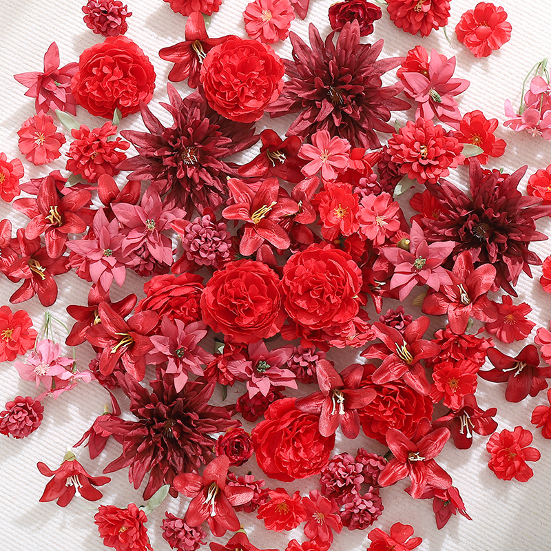 20 piezas cabeza de flores art - Christmas Wreath Fake reseña y precio