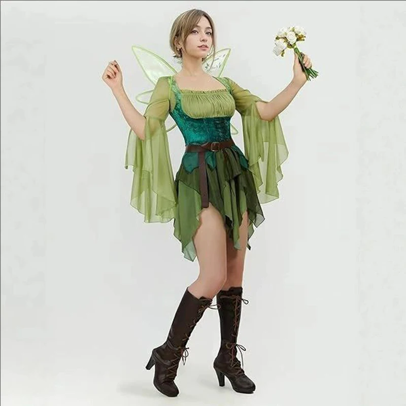Disfraz de Elfo Medieval Verde - Elf Costume Christmas reseña y precio