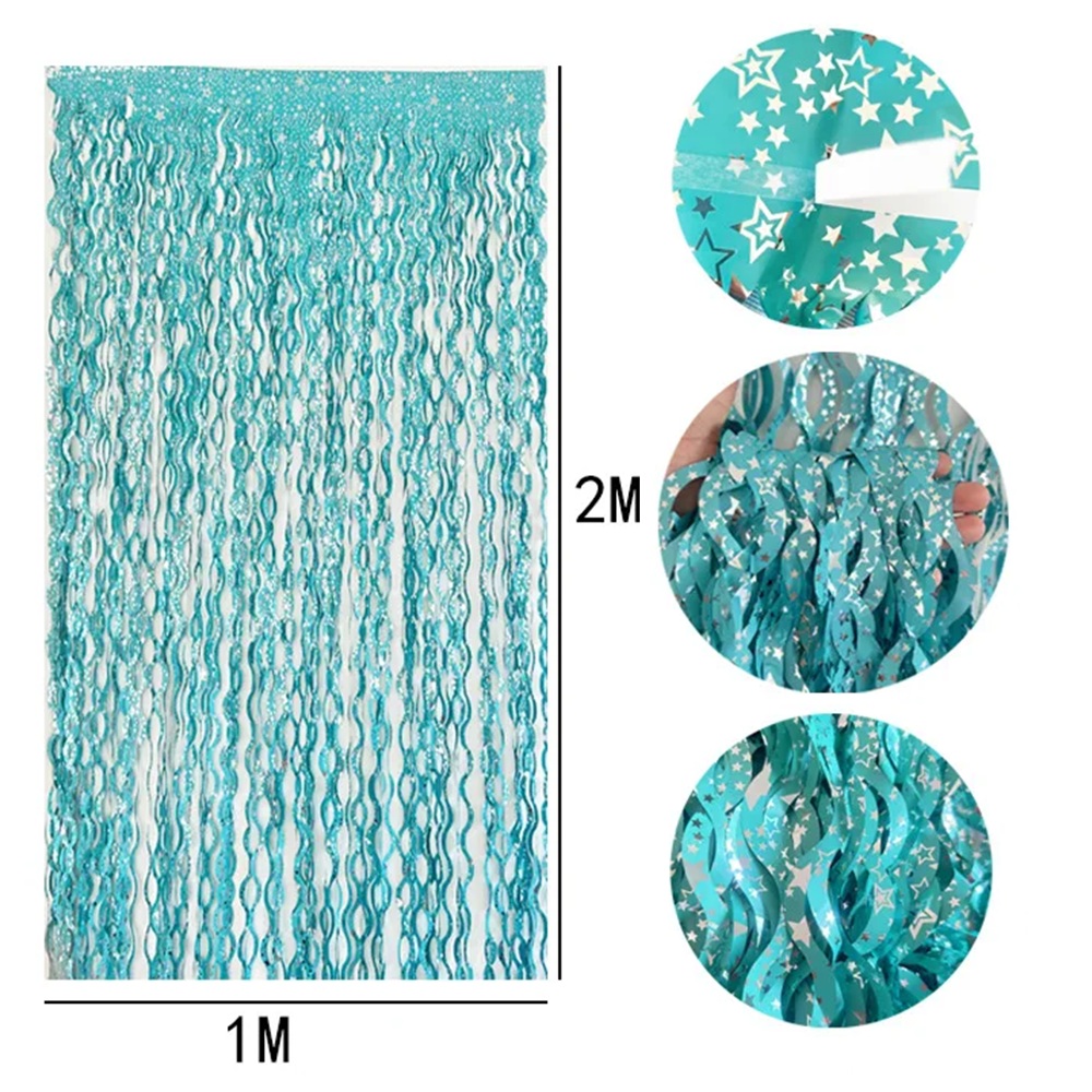 2 Paquetes de Cortinas de Lent - Tinsel Garland Decoration reseña y precio